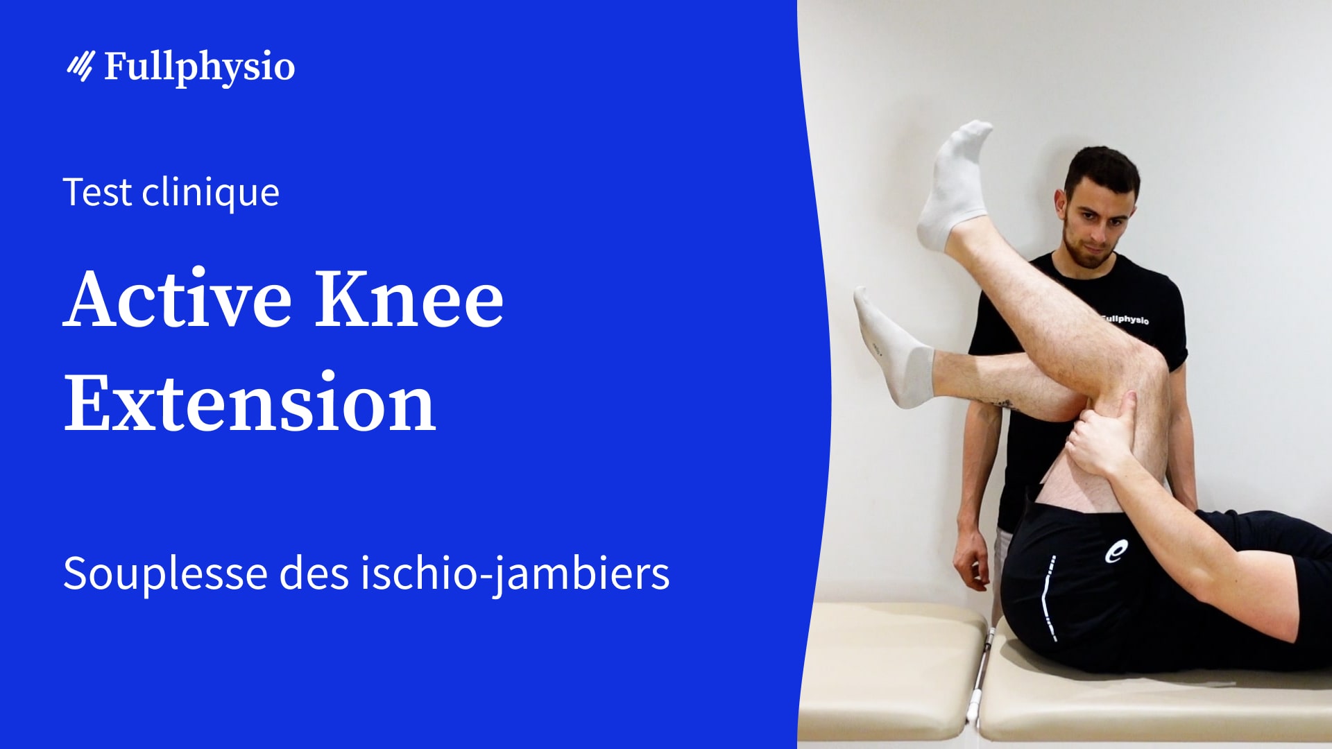 Vidéo de test Active Knee extension